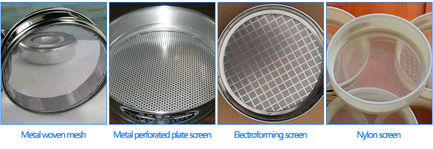 Screen material classification