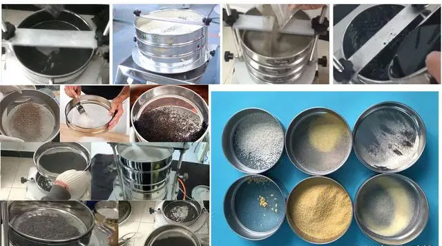 electromagnetic sieve shaker use