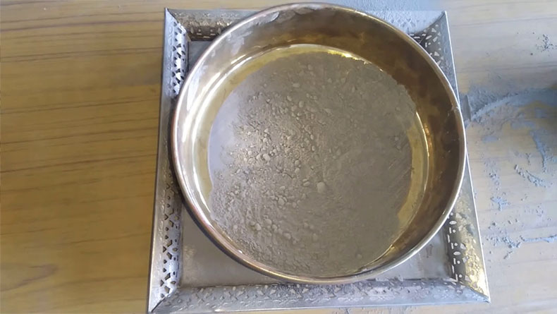 Use of Cement Test Sieve