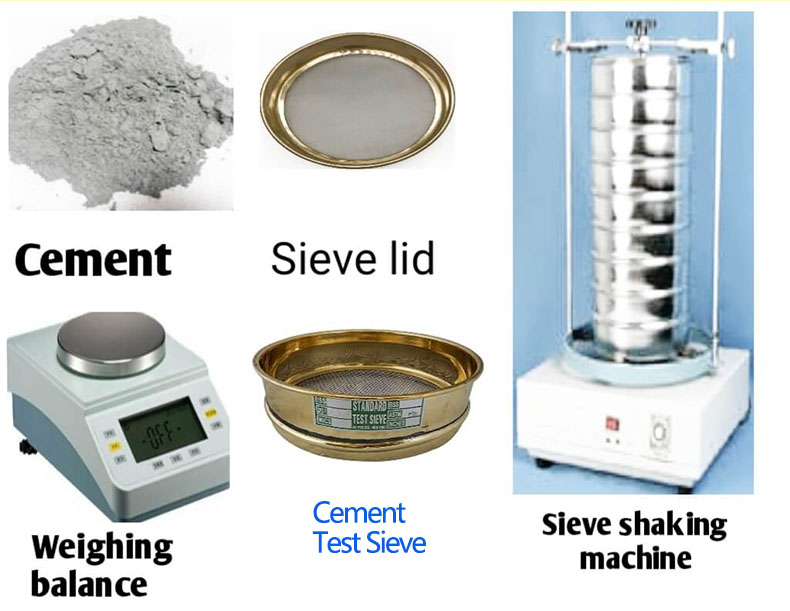 Cement Test Sieve usage method